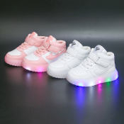 Future Seeds LED Light-Up Kids Sneakers - Unisex, Sizes 21-30