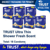 Trust Condoms Ultra Thin Shower Fresh Scent - Pack of 6