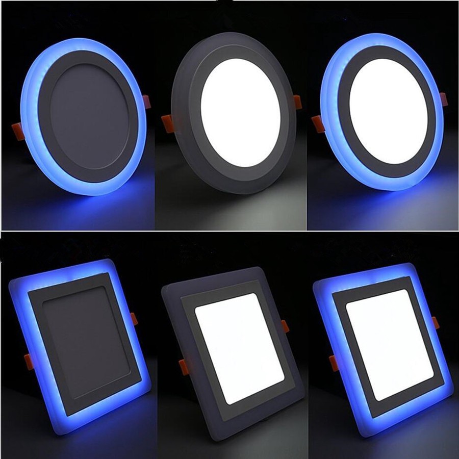 double color led panel light