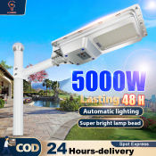 SolarMax LED Street Light: Heavy Duty, Auto-sensing, Waterproof, 30-year Warranty