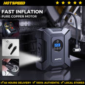 HOTSPEED Portable Tire Inflator - Mini Air Pump for Car