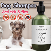 Two-in-One Anti-Tick & Flea Shampoo for Dogs & Cats