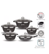 12 Piece Dessini Stainless Steel Induction Cookware Set