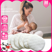 DAPANDA 10-Pack Reusable Breastfeeding Pads for Moms