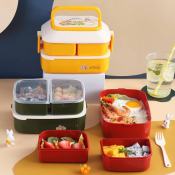 Portable Lunch Box with Compartments - Brand Name: BentoPro