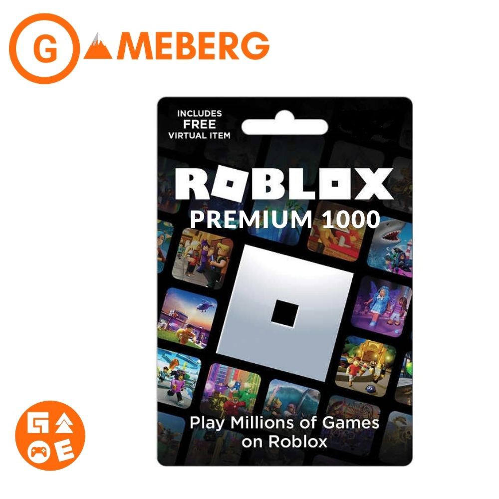 Robux Roblox Premium 1000 Gift Card 1000 Robux Points Lazada Ph - 1000 robux to