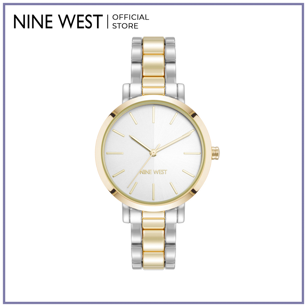 Nine West NW3107SVTT0000 Gold Two-Tone Round Watch With  display picture 1