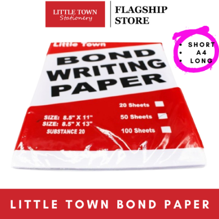 Little Town 70gsm Bond Writing Paper - A4/Long Size