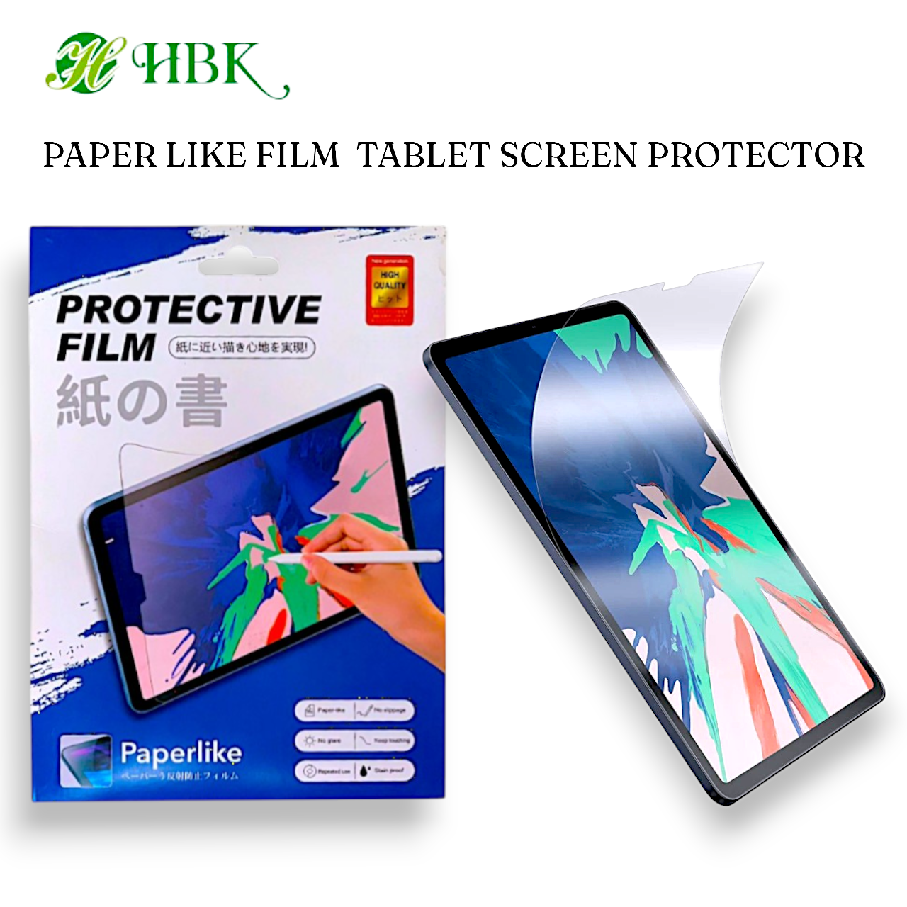 Paper like Tablet Screen Protector for iPad air air ipad 10th 11th gen  ipad 5th 6th gen air air ipad 8th 7th 9th gen iPad air 11 2024 