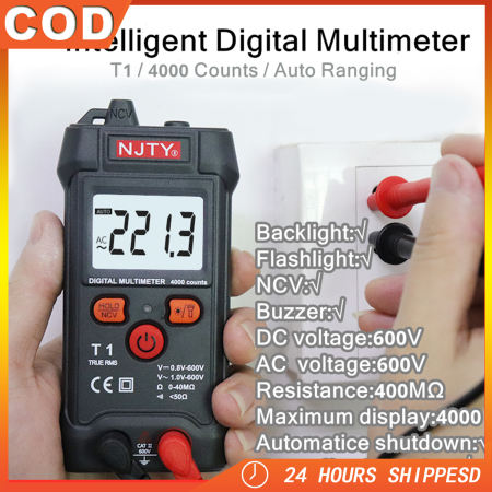 T1 Intelligent Digital Multimeter with NCV and Backlight