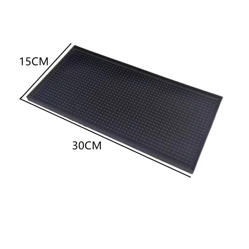 Bar Mat Rubber Anti-slip PVC Coffee Bar Mats Cup Mat Waterproof Heat  Resistant Durable Drain Mat for Home Bar Cafe