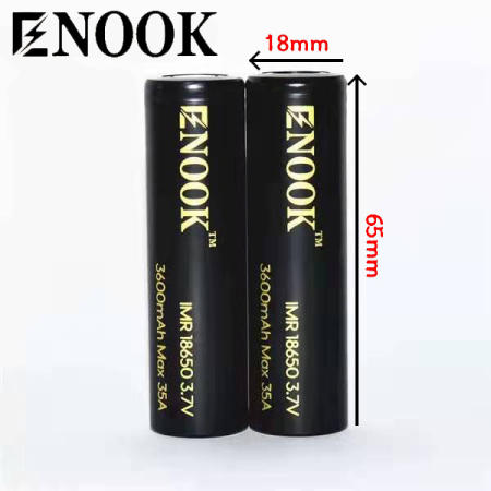 Enook lithium battery 18650 3600mAh 35A 3.7v 100 Legit