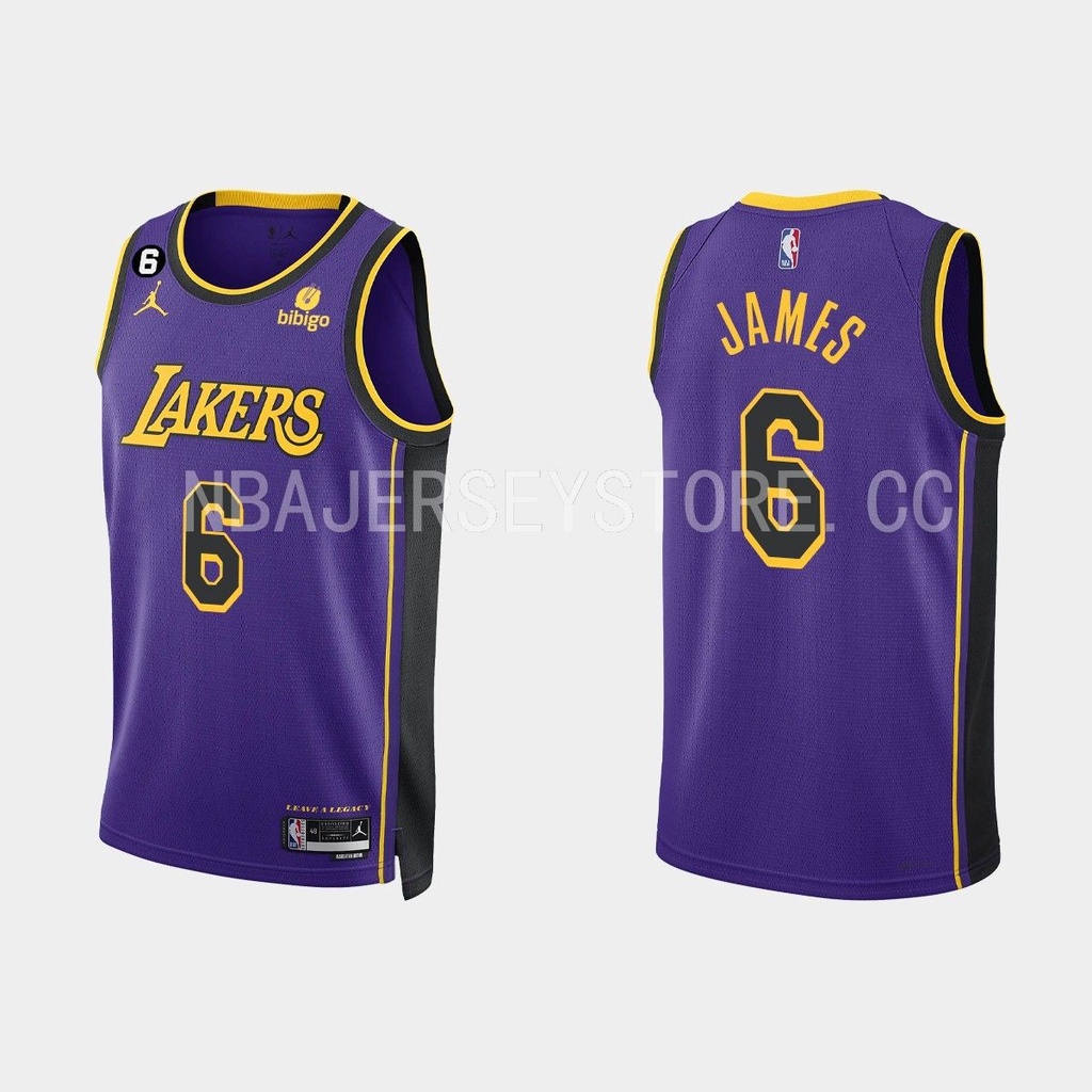 T-Shirt NBA Enfant Name&Number LA Lakers LeBron James - Basket4Ballers