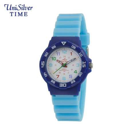 UniSilver TIME Women's Blue Analog Rubber Watch KW4437-2001