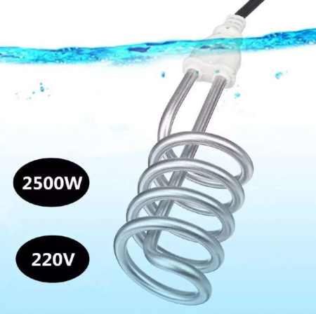 Portable Stainless Steel Immersion Water Heater - 2500W 