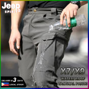 JEEP SPIRIT Tactical Waterproof Pants for Men, Outdoor & Hiking