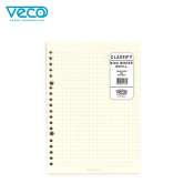 Veco Classify 20-Ring Binder Notes A5 Refill Grid 100 lvs cream paper 80gsm