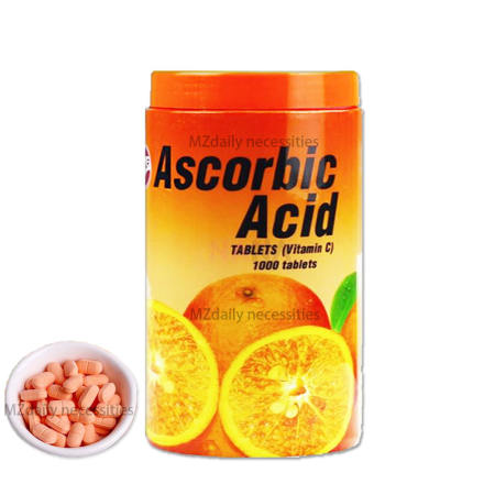 MZ PATAR Chewable Ascorbic Acid Tablets - 1000 Count