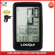 Lixada Bike Speedometer with USB Rechargeable Battery