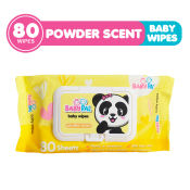Babypal Powder Scent Baby Wipes - 80 Sheets