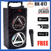 KUKU Wireless Karaoke Bluetooth Speaker with Free Microphone BK-107