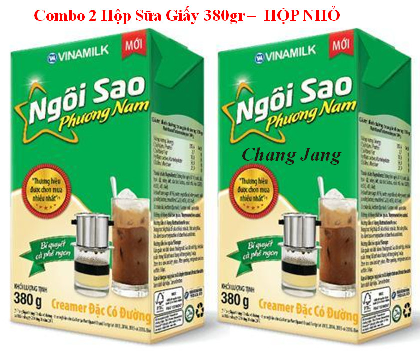 2 Hộp Sữa đặc Ngoi Sao Phương Nam Hộp Giấy 380gr Xanh La Lazada Vn