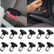 2pcs Car Safety Belt canceller Buckle Clip Seat Belt Stopper Plug