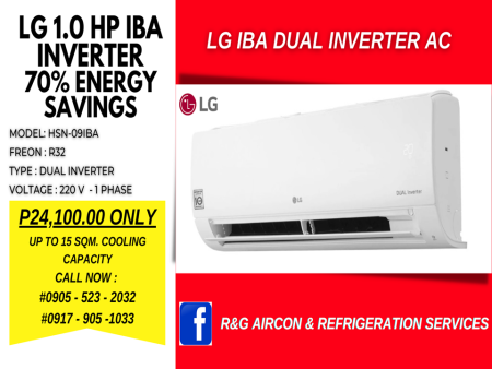 🎉 Brand New L.G 1.0 HP HSN-IBA Model Dual Inverter Wall - Type Aircon R32 Summer Sale 2024 🎉