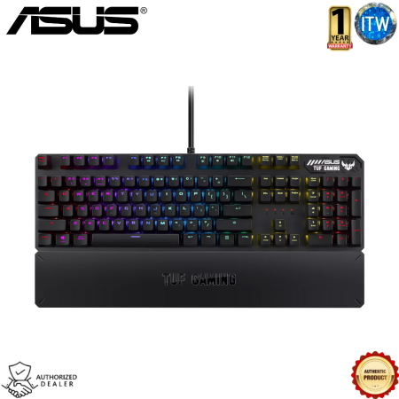 Asus Tuf Gaming K3 - Red, Blue and Brown Mechanical Switch Rgb Mechanical Keyboard Aura Sync Lighting