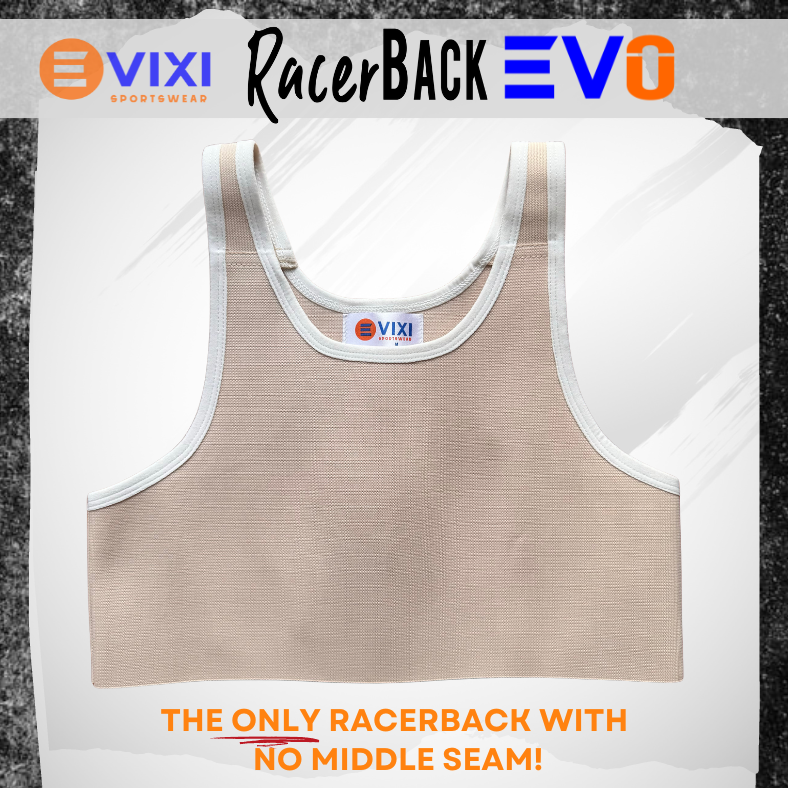 Evixi Racerback EVO Chest Binder for Lesbian - No Middle Seam - LGBTQ / High Compression Sports Bra