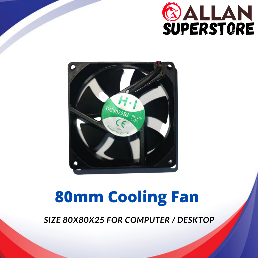 Allan Superstore 80mm Computer Cooling Fan