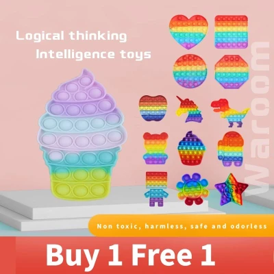 buy 1 free 1 cod buy one free one (random) pop it fidget toys sensory fidget toys Multiplayer interactive brain game Suitable for children and high-pressure people and the best choice as a gift(noted the 2finger only one pcs not 2pcs) (12)