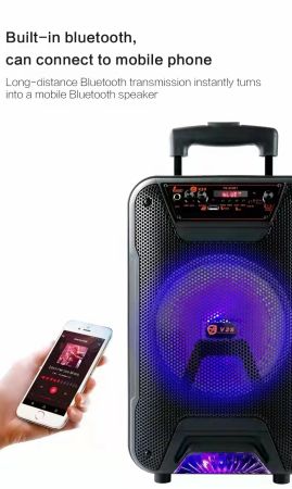 V2S PB900TWS Bluetooth Speaker with LED Light