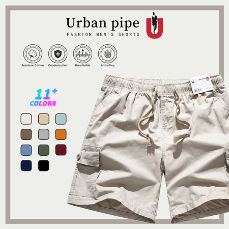 Urban Pipe Cargo Shorts for Men - Knee Length, Drawstring
