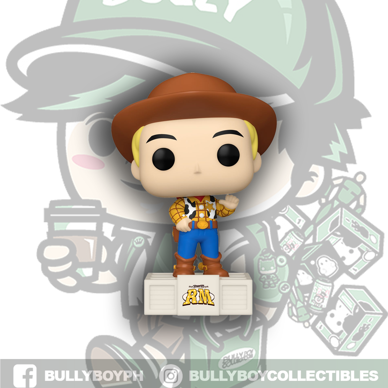 Funko Pop! Rocks – RM En Woody (Toy Story X TinyTAN) – Figurine Vinyle 11,6 Cm – Collection BTS – Cadeau Fan K-pop