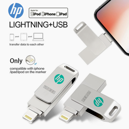 HP 1TB/2TB OTG USB Flash Drive for iPhone