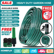 PVC Pressure Washer Hose Set - Heavy Duty, Various Lengths