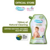 Cradle Natural Baby Bottle Wash - USDA Certified, Pediatrician Recommended