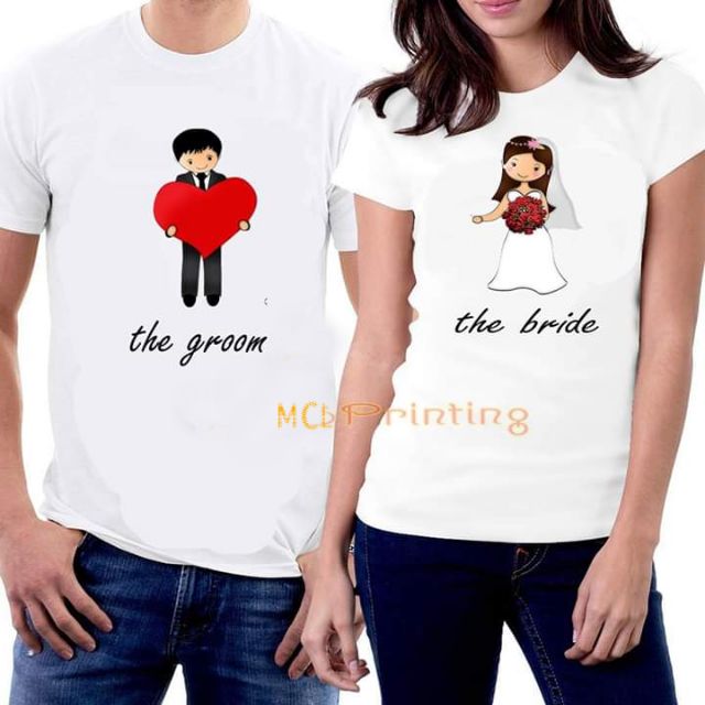 Wedding Couple Shirt Bride Groom Prenup 