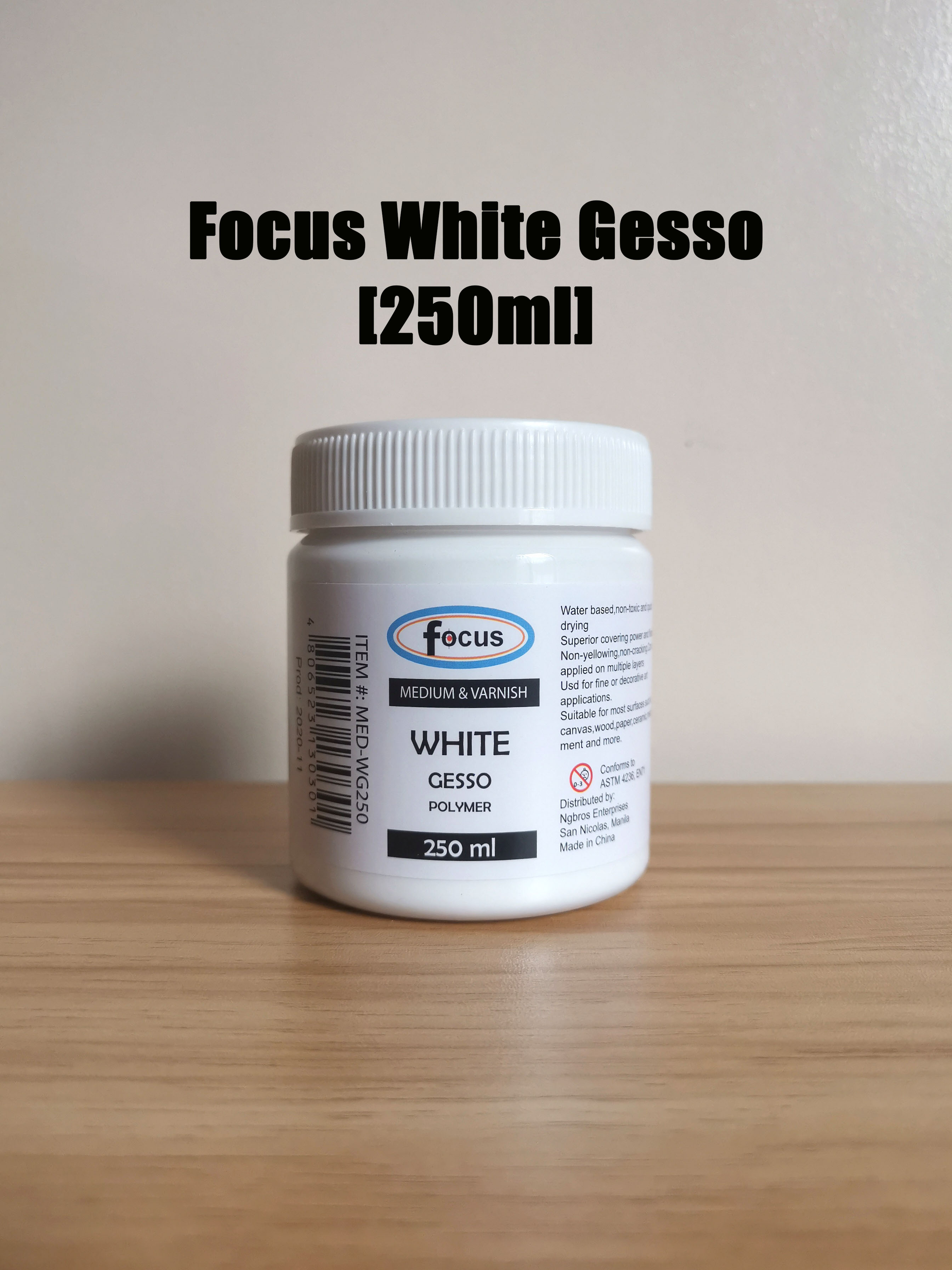 focus white gesso