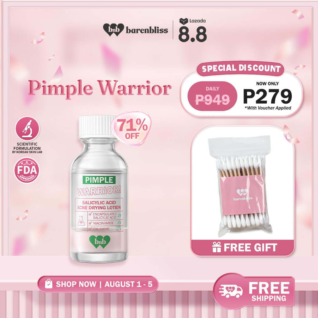 Discount on Barenbliss  shoes - SKU: 【BUY1 GIFT 1】 barenbliss BNB Pimple Warrior! Salicylic Acid Acne Drying Lotion - With Salicylic Acid
