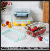 Durable Borosilicate Glass Lunch Box by Apedra