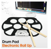 W758 Portable Roll Up Drum Kit by 