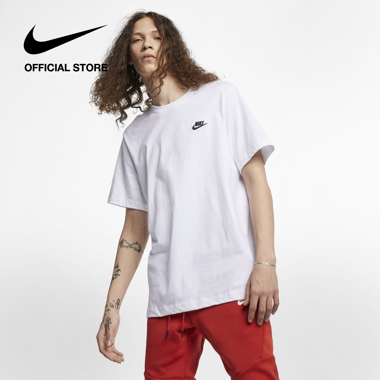 Nike Men's Sportswear Club Tee - White