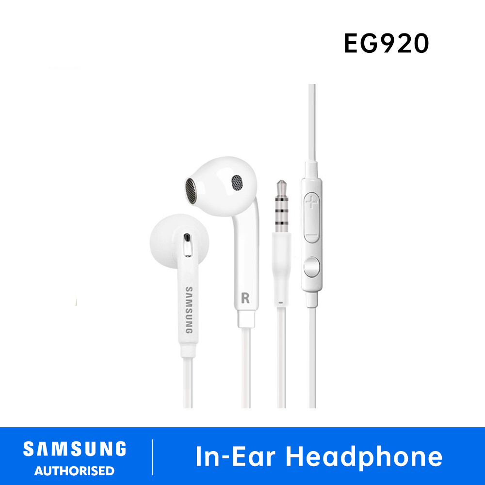 Original Samsung EG920 Headset in-Ear Headphone Earphones with Mic For Galaxy Galaxy S10 S9 S8 Plus Note 8 9 A71 A51 A41 A70 - Philippines