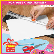 Officom Portable Paper Trimmer with Extra Blades - A4 Size