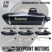 AKRAPOVIC Exhaust System for NMAX155, Mio, AEROX155, CLICK150