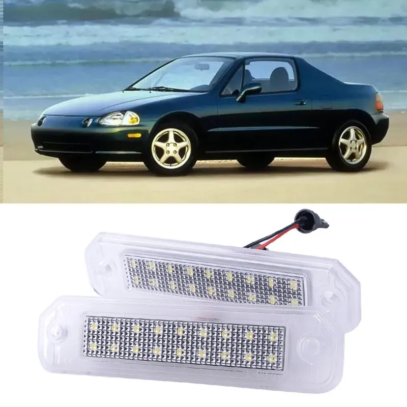 honda civic number plate light