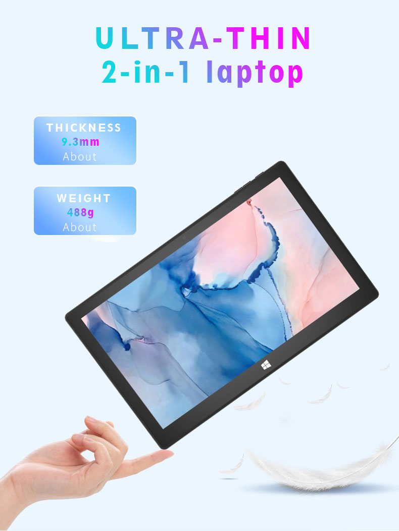 Nextfun 10.1Inch tablet PC Laptop Intel Laptop 5G Wifi 128G ROM 8G RAM  Windows 10 2 in 1 Tablet Microsoft Office Google