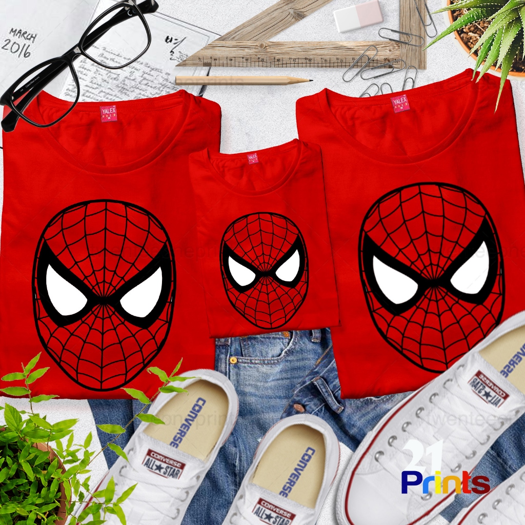 spider man family shirts